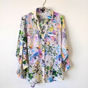 Express Button down blouse
